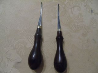Vintage Leather Tools,  2 C S Osborne Patent Leather Or Gum Tools