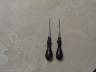 Vintage Leather Tools,  2 C S Osborne Patent Leather or Gum Tools 2