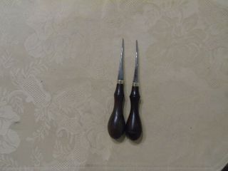 Vintage Leather Tools,  2 C S Osborne Patent Leather or Gum Tools 3