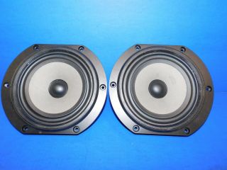 Vtg Matched Pair B&w Bowers Wilkins Dm110 8 " Woofers Bz - 200