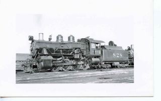 6k055 Rppc 1941/50s At&sf Santa Fe Railroad Engine 828 Kansas City Ks