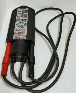 Vintage Wiggys Voltage Tester Square D No.  5008 Series B Made In Usa