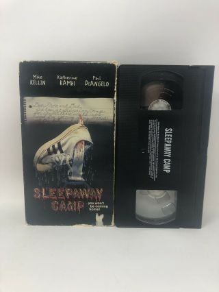 Vintage Sleepaway Camp Home Entertainment Vhs 1980s Horror Film Slasher