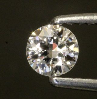 GIA certified.  24ct I1 H loose brilliant round diamond estate vintage antique 3