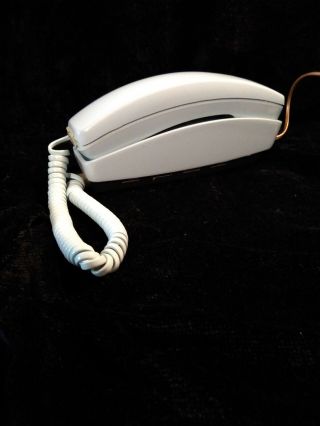 Gte Automatic Electric Light Blue Wall Phone / Table Top Vintage Push Button