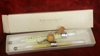 Pair Denver Dry Goods Vintage Good Cook Deep Frying,  Candy,  Jelly Thermometer