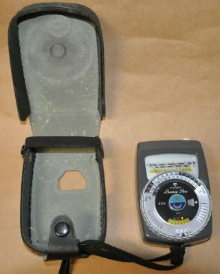 Gossen Luna Pro Vintage Light Meter W/original Leather Case & Strap
