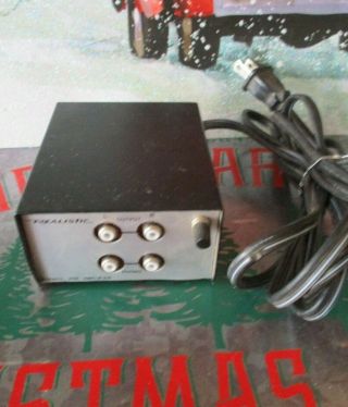 Vintage Realistic Stereo Pre - Amplifier 42 - 2109 Audio Equipment Turntable Phono