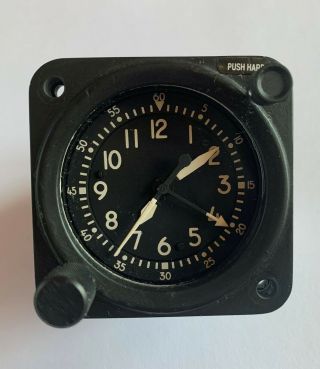 Waltham Military Aircraft Cockpit Clock – Abu - 11/a (nsn: 6645 - 00 - 076 - 3050)