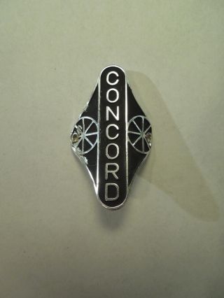 Vintage Concord Bicycle Head Badge Emblem