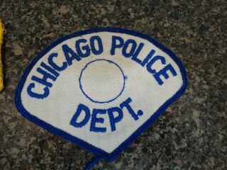 Vintage Chicago Police Department Patches Cotton Cloth OLD 2
