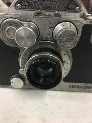 Vintage Mercury 11 Model CX Camera With Universal F 2.  7 F= 35mm Lens 3