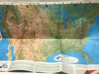 Vintage 1959 United Airlines Fold Out Route Map Jeppesen Air Atlas City Schedule