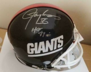 Lawrence Taylor Lt Signed Mini Helmet Ny Giants Jsa Auto Autograph Hof Goat