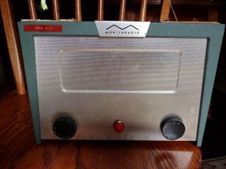 Vintage Monitoradio Model Mrc - 10 Fm Tube Radio Receiver