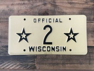 50 Off Wisconsin License Plate Lt.  Governor 2 Low One Digit