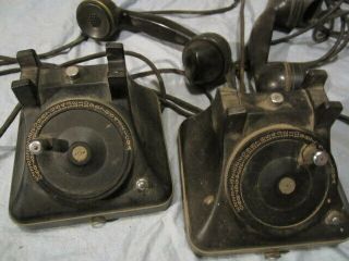 Vintage S.  H.  Couch Phone Type Intercoms.