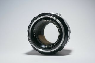 Vintage Nikon NIKKOR S - Auto 50mm F/1.  4 Pre - AI Lens,  Hood 1030693 2