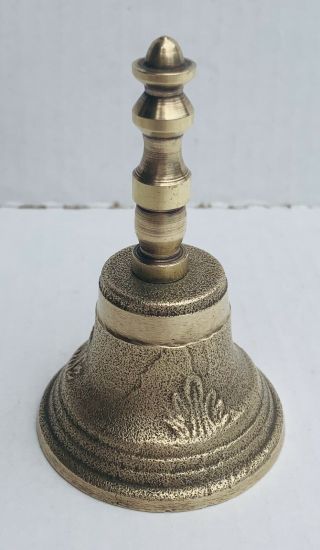 Vintage Solid Brass Hand Held Bell