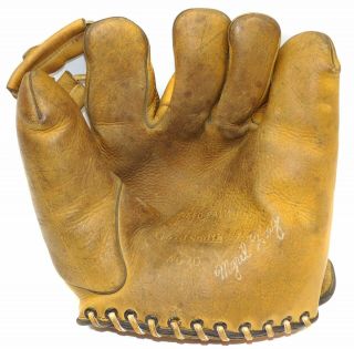 Antique Goldsmith Model Ag70 Myril Hoag Endorsed Leather Baseball Glove Mitt