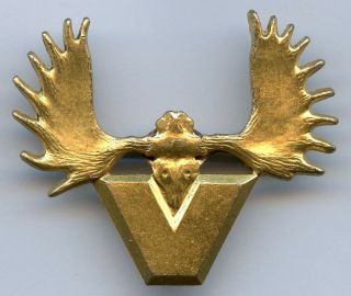 Sweden Hunting Federation 1974 Silver Badge Pin Grade