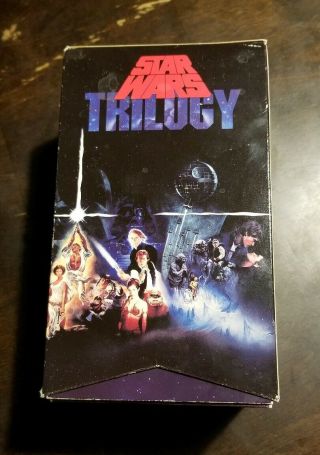 Star Wars Trilogy Vhs Box Set 1988 Vintage Complete