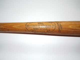 Henry Aaron (h&b) Louisville Slugger 125ll Vintage Wood 32 " Little League Bat 27
