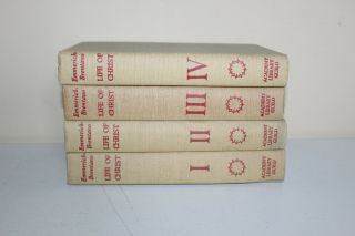Emmerick Brentano Life Of Christ Vol 1 - 4 Vintage Hard Cover Volume Set 1954