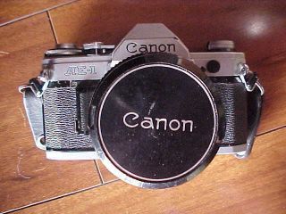 Vintage Canon Ae - 1 35mm Slr Film Camera With Fd 50mm 1:1.  4 Lens - Made In Japan