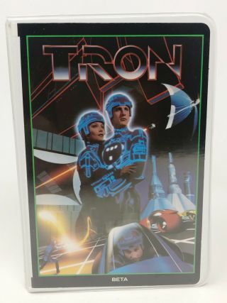 Tron Movie Beta Betamax Tape Disney 1982 Vintage Disney Sci - Fi