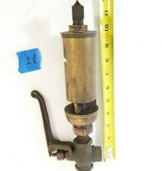 Vintage Lunkenheimer Brass Steam Train Engine Whistle 2 " Diameter 12 " Tall 1/2 "