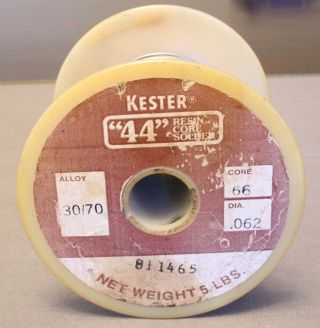 Vintage Partial Roll Of Kester 
