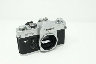 Canon Ftb 35mm Film Slr Camera Body Made In Japan Vintage