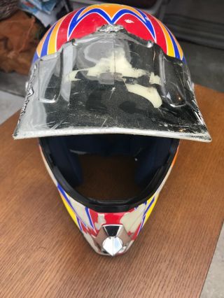 Vintage Shoei Motocross Helmet L