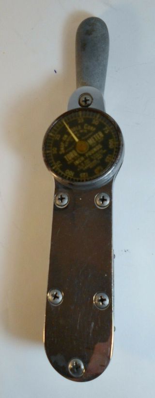 Vintage Snap - On Tools Torqometer Tq - 12 - B 0 - 125 Inch Pounds 3/8 Drive