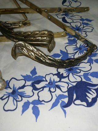 Set of 6 VTG Matching Kirsch Feather Shaped Curtain Tiebacks Plastic Large 2