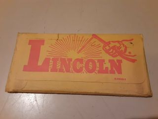 Vintage Lincoln Visibility Welding Lens No.  9 Supervisibility