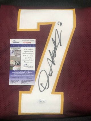 Dwayne Haskins Jr.  Autographed Washington Redskins Jersey (JSA) RC QB OSU 2