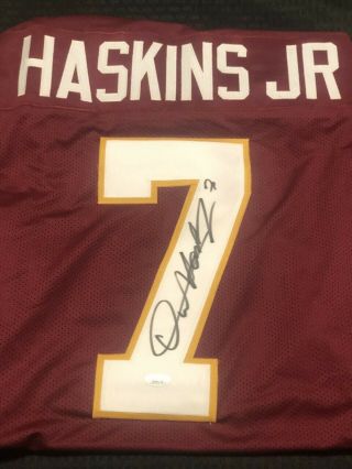 Dwayne Haskins Jr.  Autographed Washington Redskins Jersey (JSA) RC QB OSU 3