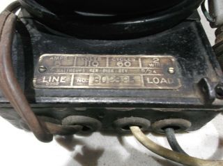 1913 1918 Vintage Sangamo Electric Co.  Single Phase Watt Hour Meter Type H2 NR 3