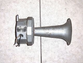 Vintage Benjamin Brand N8546 / 115v Industrial Signal/siren/break Bell,  G - To - Vg