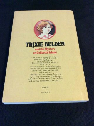TRIXIE BELDEN 13: THE MYSTERY ON COBBETT ' S ISLAND by Kathryn Kenny 3