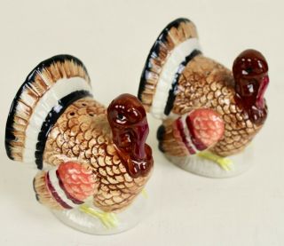 Vintage Turkey Shaped Salt And Pepper Shakers Made In Japan