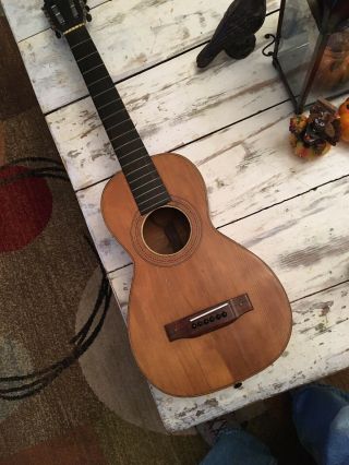 Great Antique Parlor Guitar Maker Unknown