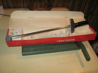 Vintage Craftsman Torque Wrench 44481 - - 0 - 100 Ft/lb 1/2 " Drive W/ Box -