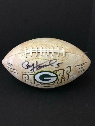 Paul Hornung Autograph Signed Green Bay Packers Le Football Auto Jsa