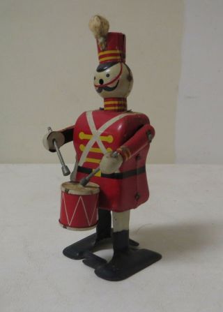 Vintage 1961 Marx Linemar Disney Tin Toy Wind - Up Toy Soldier Babes In Toyland
