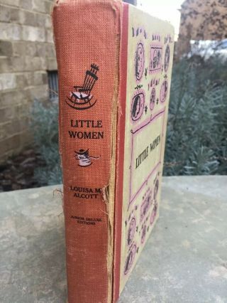 Vintage Little Women Louisa May Alcott Junior Deluxe Edition Book 1950 3