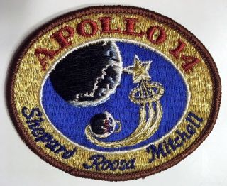 Vintage Apollo 14 Shepard Roosa Mitchell Patch Nos Space Nasa Usa