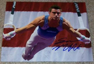 Sam Mikulak Usa Gymnastics Signed Autograph 8x10 Photo J W/proof Samuel